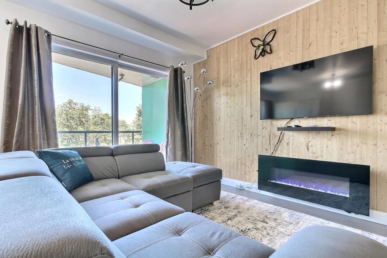 Good Vibes Only -Modern And Spacious 2 Bedroom Condo 4 Beds Free Parking, Gym Quebec City Bagian luar foto