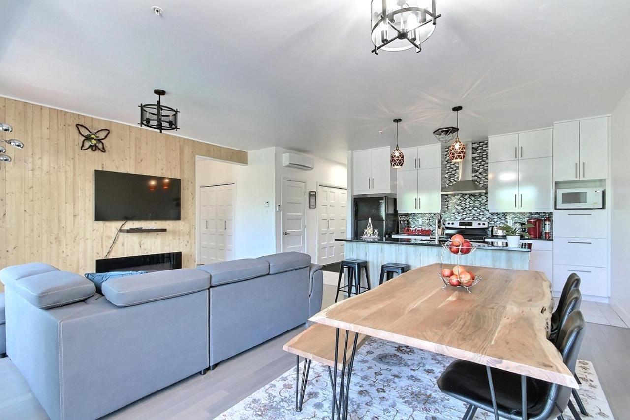 Good Vibes Only -Modern And Spacious 2 Bedroom Condo 4 Beds Free Parking, Gym Quebec City Bagian luar foto
