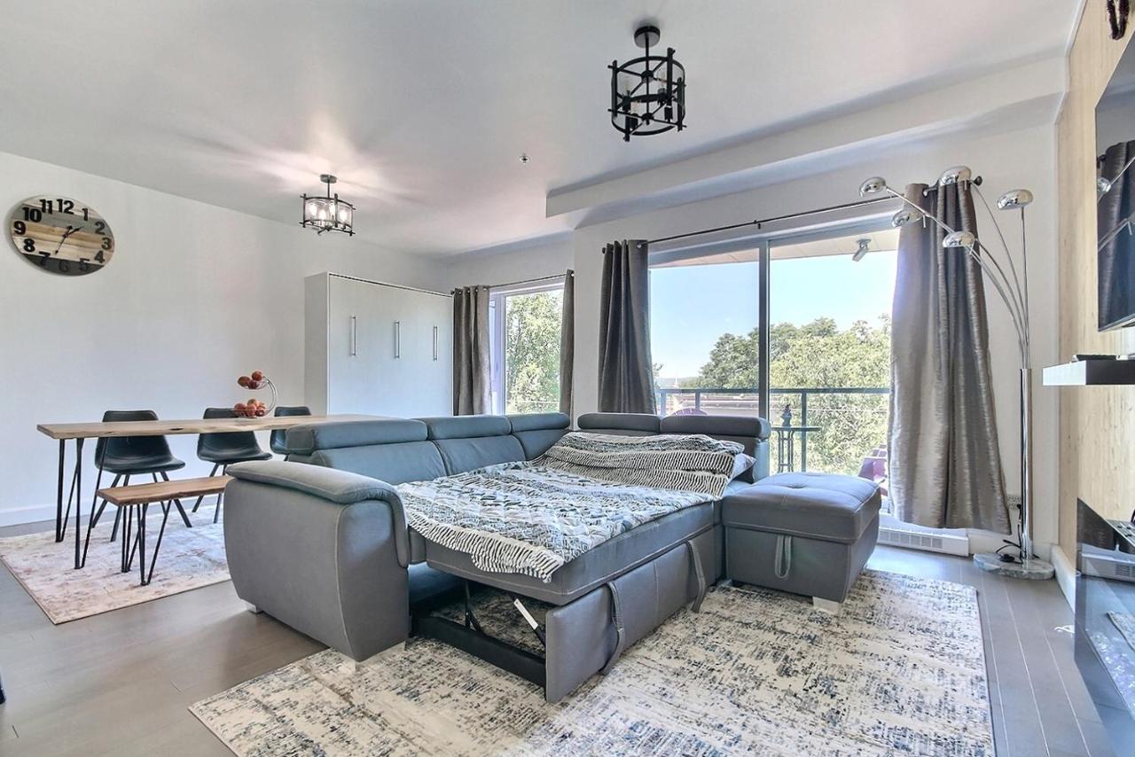 Good Vibes Only -Modern And Spacious 2 Bedroom Condo 4 Beds Free Parking, Gym Quebec City Bagian luar foto