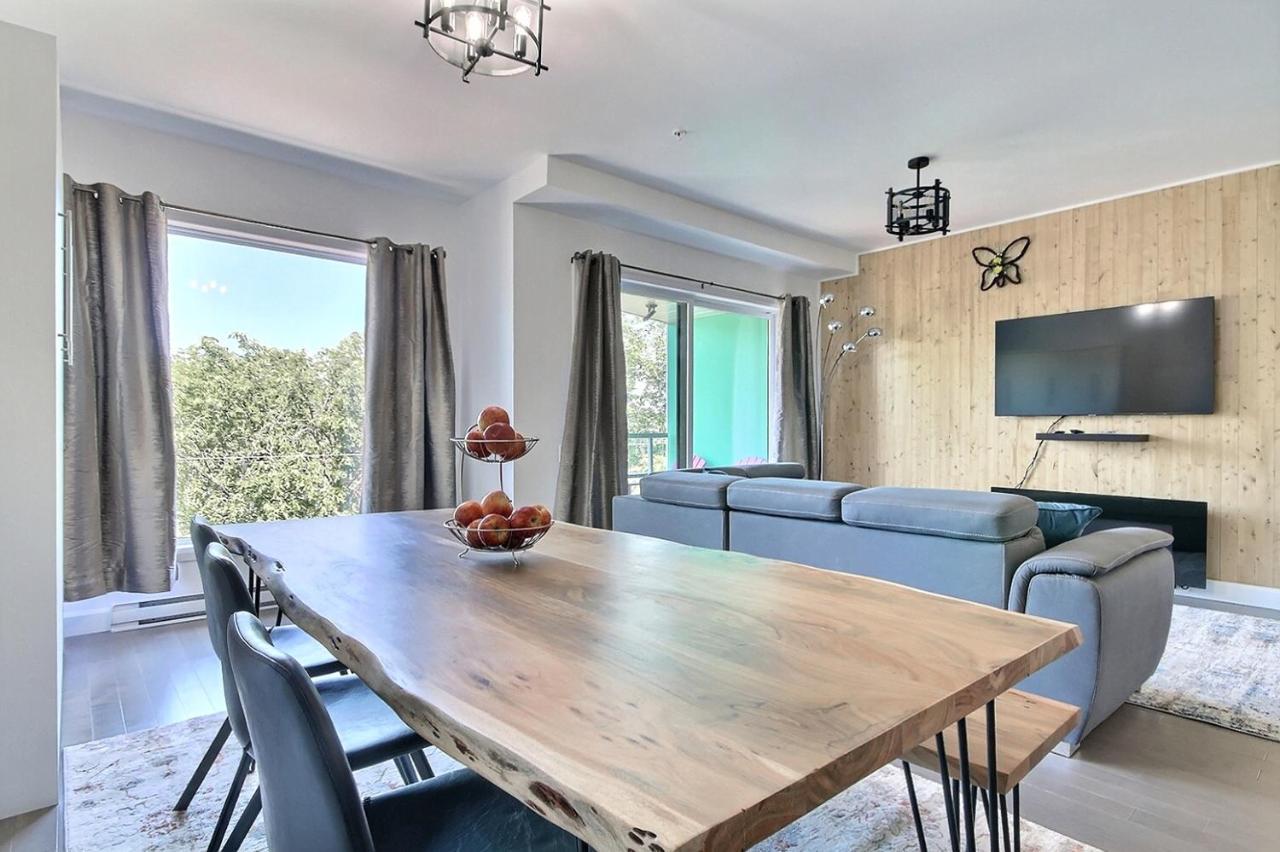 Good Vibes Only -Modern And Spacious 2 Bedroom Condo 4 Beds Free Parking, Gym Quebec City Bagian luar foto